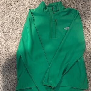 The North Face Vibrant Green Wind Stop Quarter-Zip